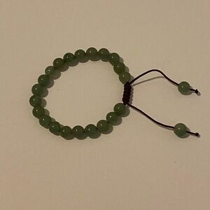 Aventurine Crystal Adjustable Bead Bracelet. New